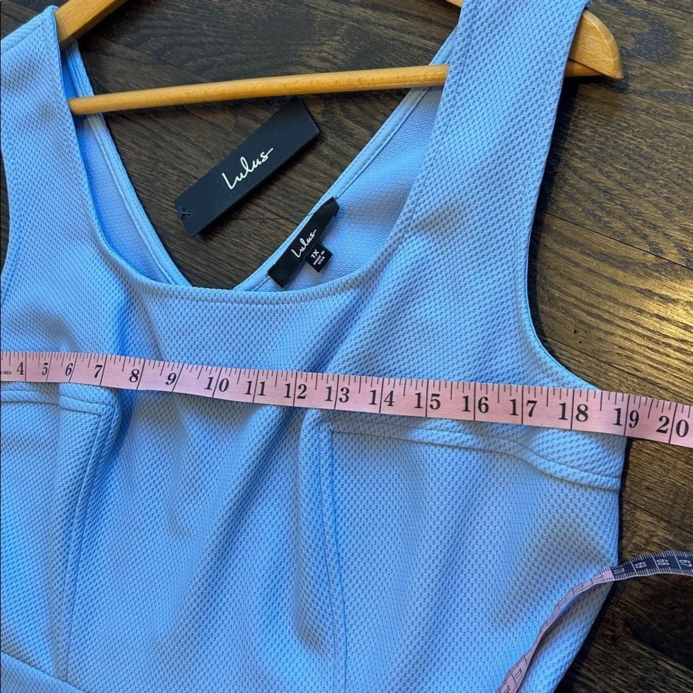 Lulus Home‎ Before Daylight Periwinkle Blue Sleeveless Skater Dress Sz 1X